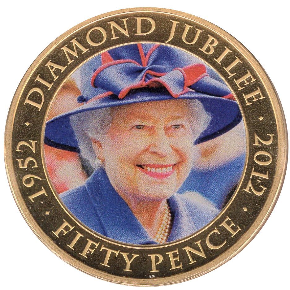 Guernsey 50 Pence - Elizabeth II Diamond Jubilee - photo 2011