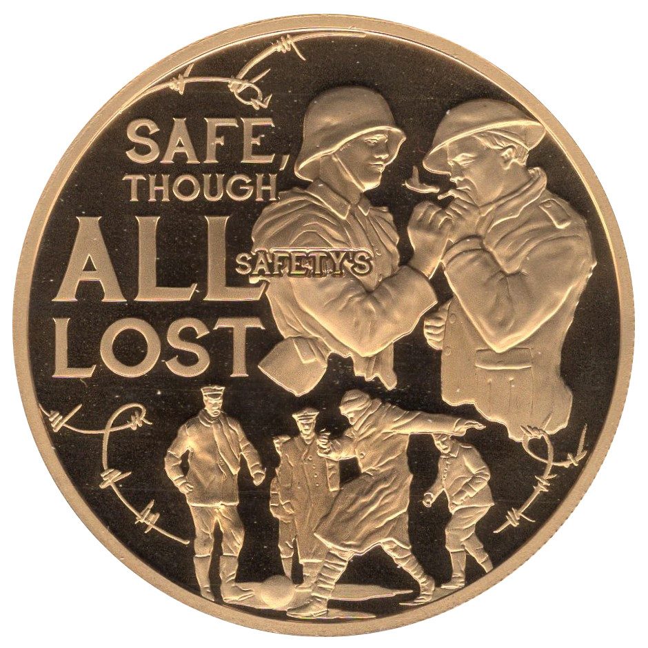Guernsey 50 Pence - Elizabeth II WWI - Christmas Truce