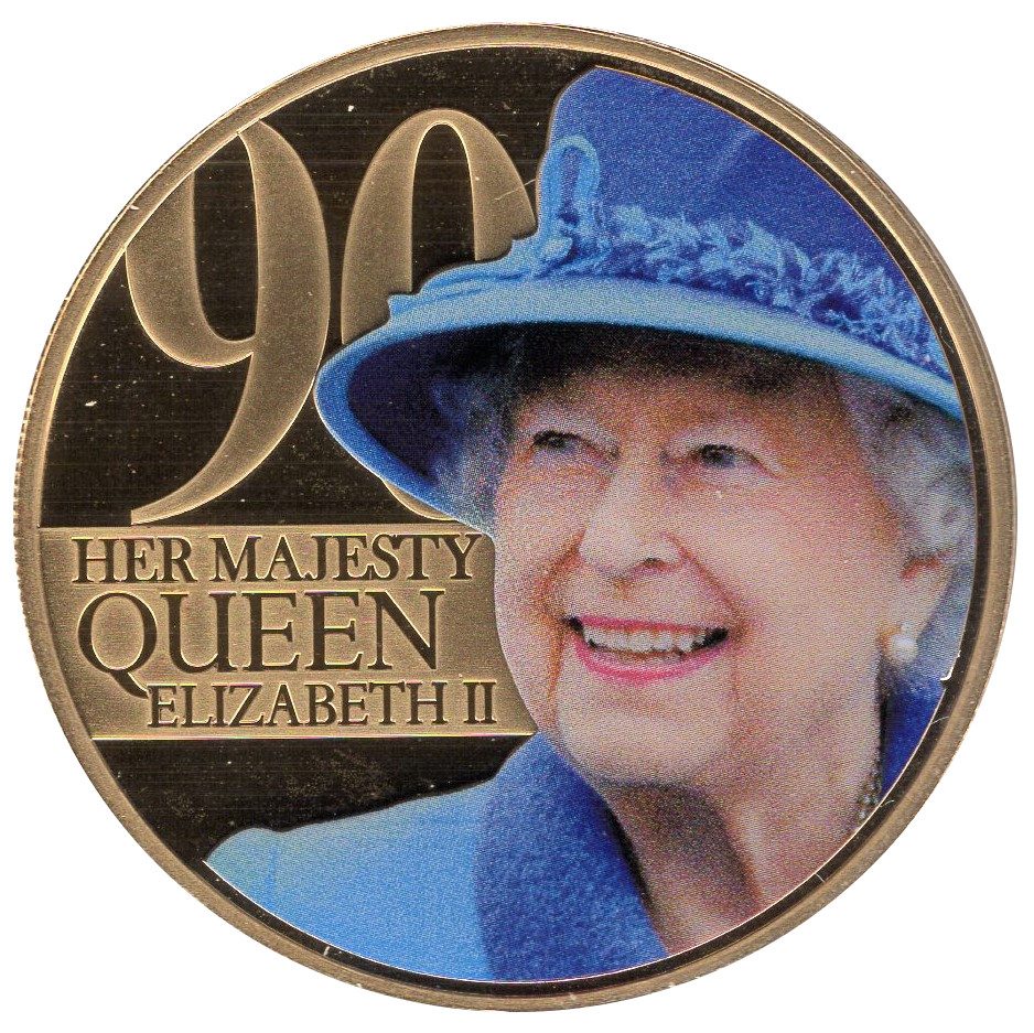 Guernsey 50 Pence - Elizabeth II 90th birthday of Queen Elizabeth II