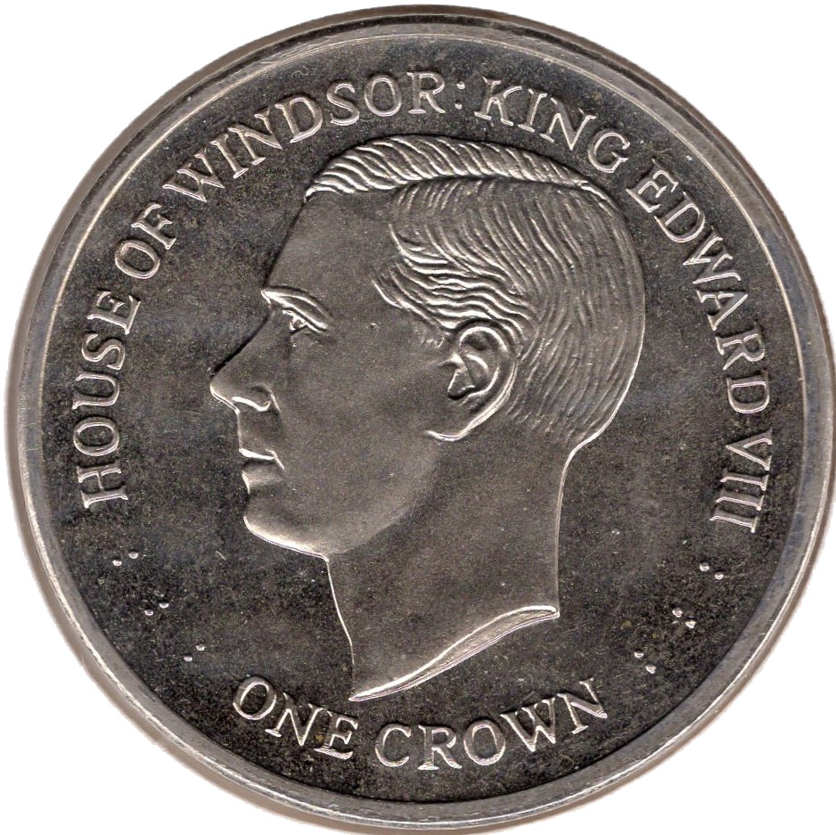 Falkland Islands 1 Crown - Elizabeth II House of Windsor - King Edward VIII reverse