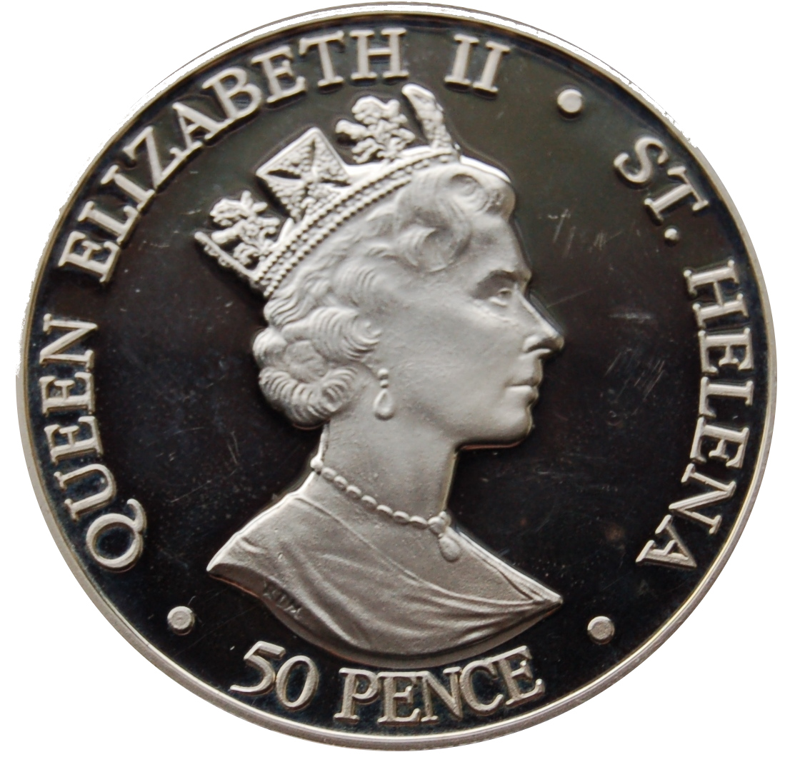 Saint Helena 50 Pence - Elizabeth II Queen Elizabeth II 80th Birthday obverse