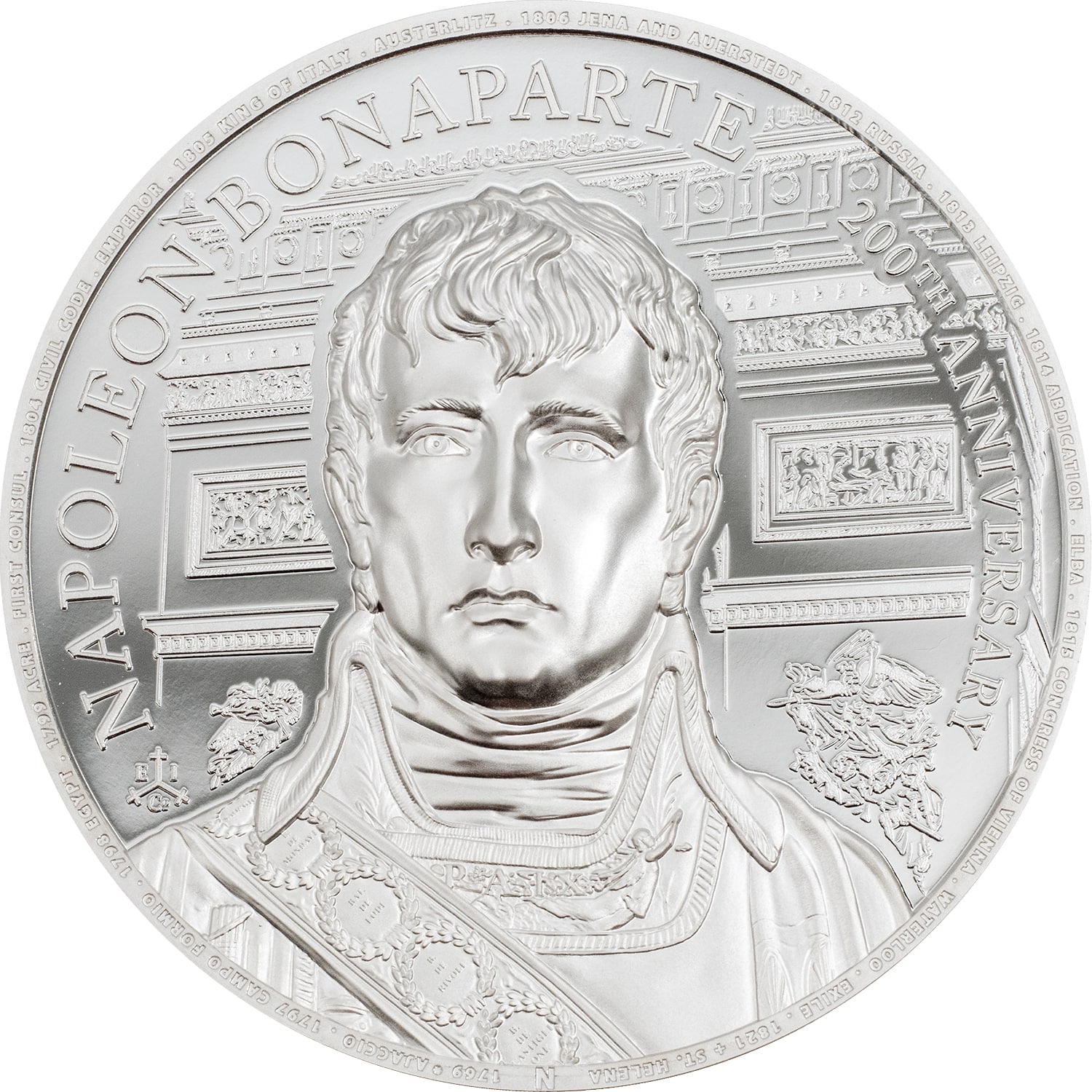 Saint Helena 1 Pound - Elizabeth II Napoleon Bonaparte reverse
