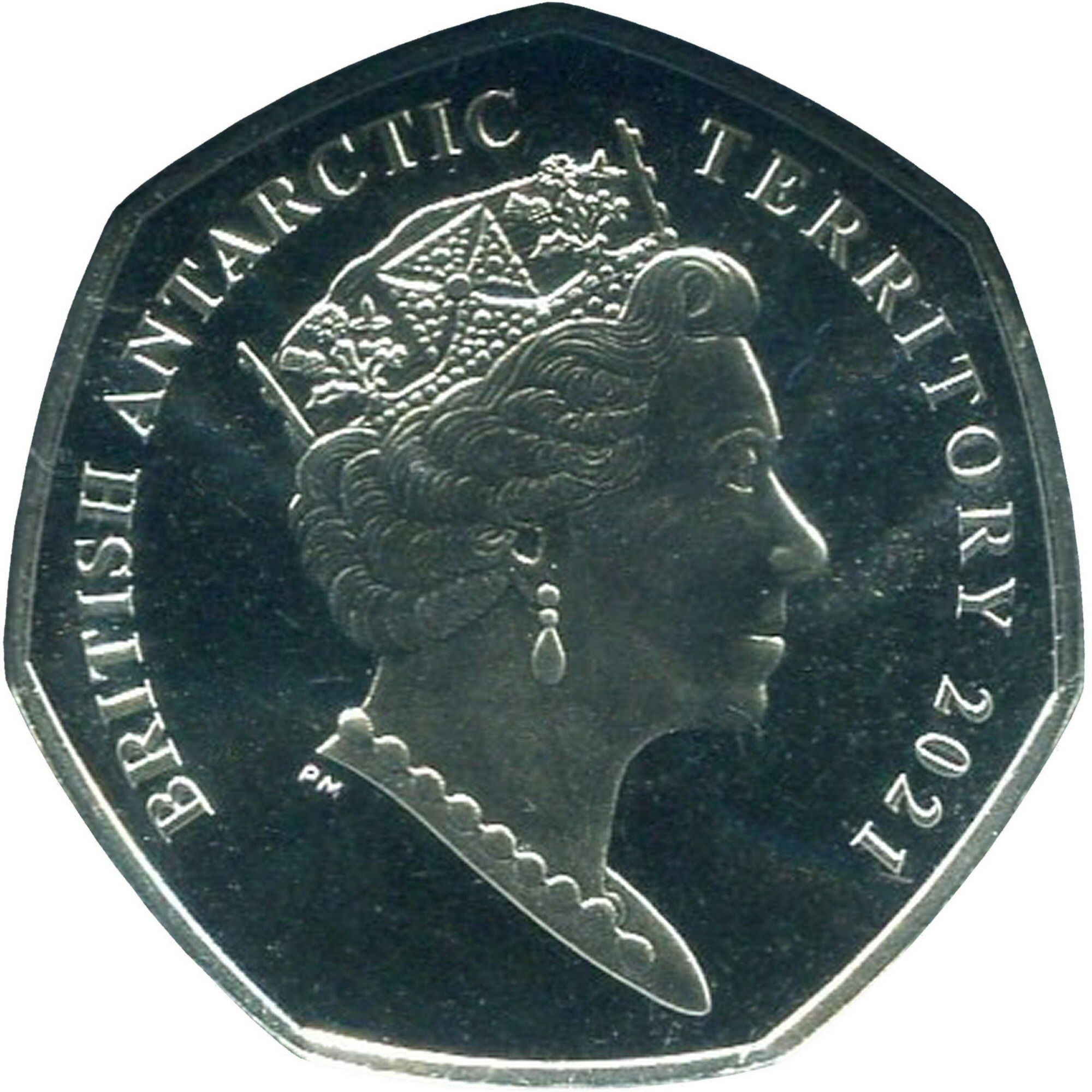 British Antarctic Territory 50 Pence - Elizabeth II Scotia obverse