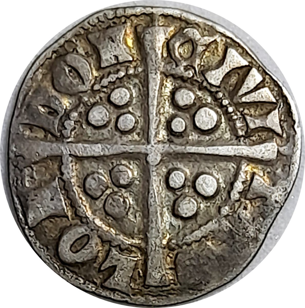 1 Penny - Edward I Sterling type; class 10ab (primary phase) reverse