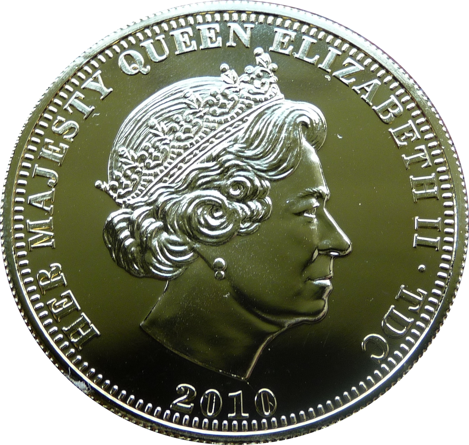Tristan da Cunha 1 Crown - Elizabeth II 70th Anniversary of the Battle of Britain obverse