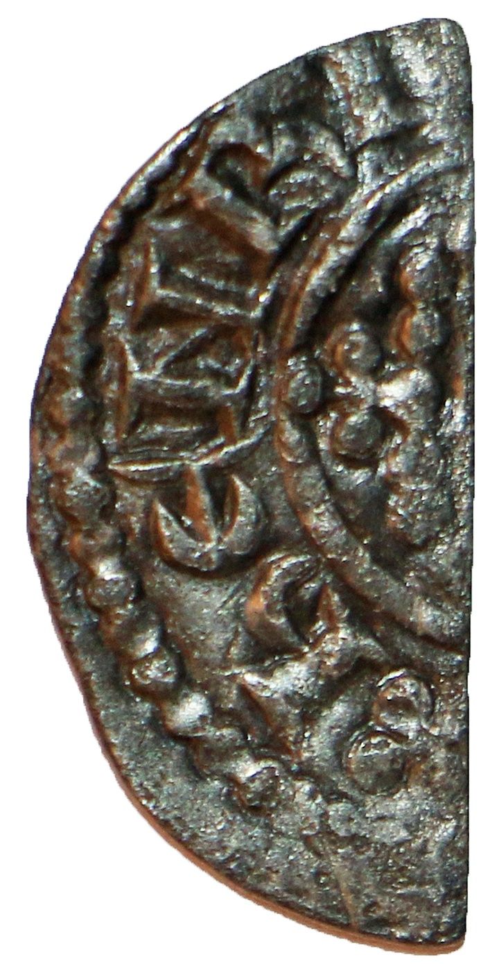 ½ Penny - Henry II Short Cross type; class 1b obverse