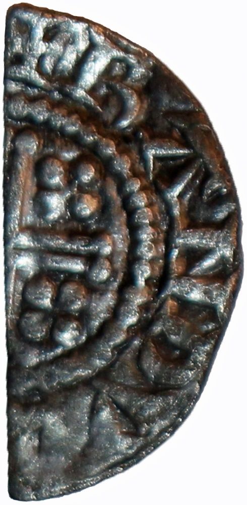 ½ Penny - Henry II Short Cross type; class 1b