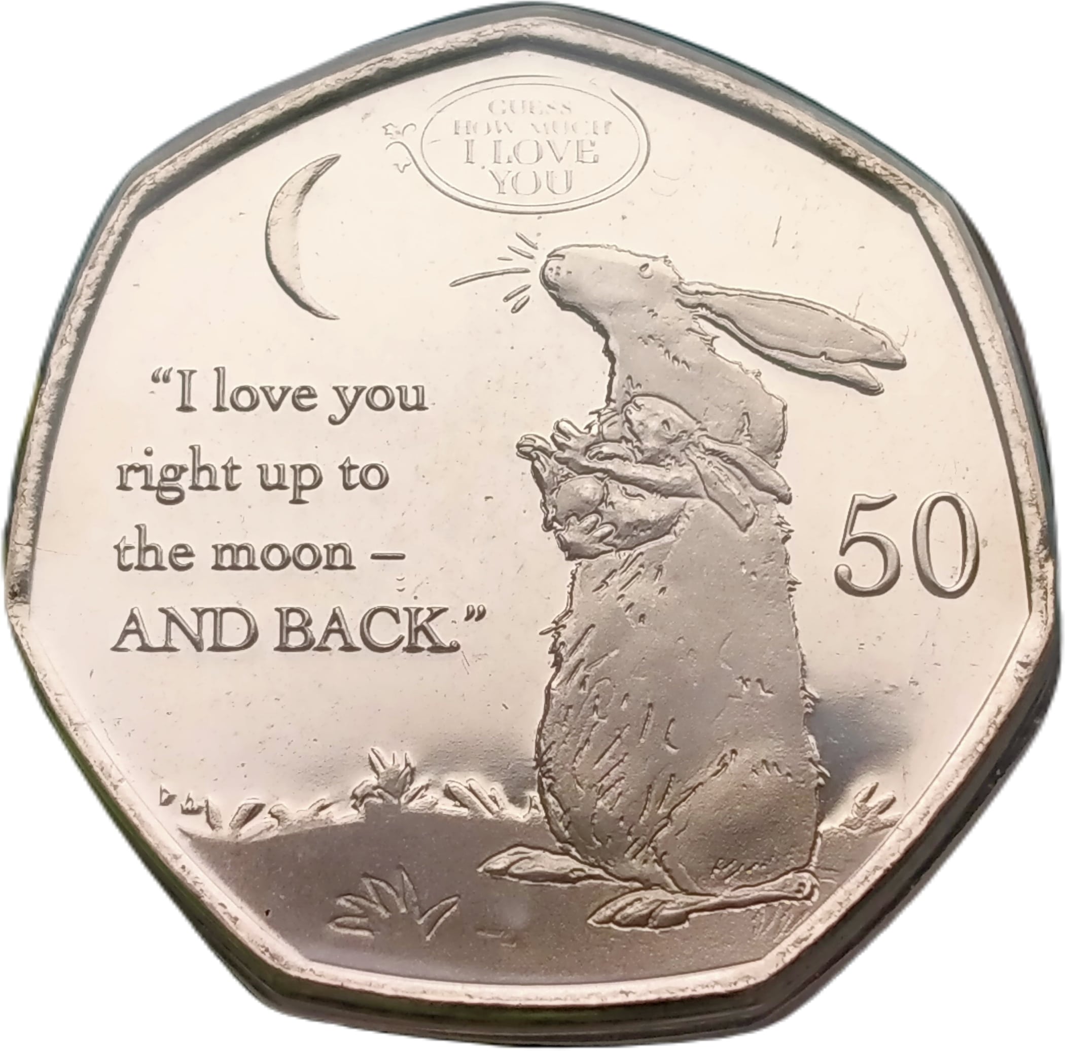 Gibraltar 50 Pence - Elizabeth II Guess How Much I Love You