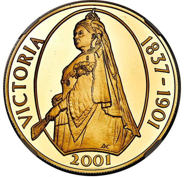 Tristan da Cunha 50 Pence - Elizabeth II Queen Victoria