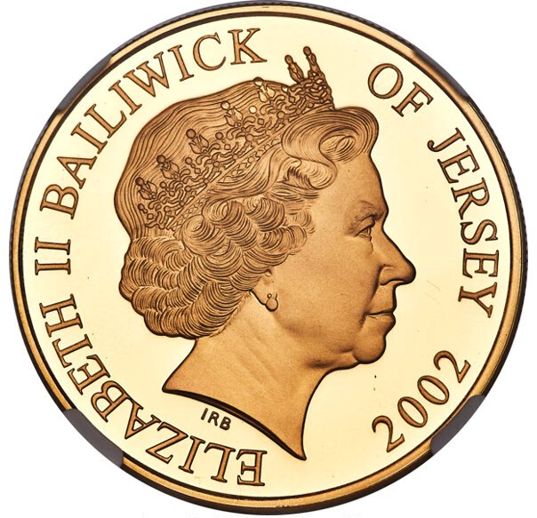 Jersey 5 Pounds - Elizabeth II The Work Continues obverse