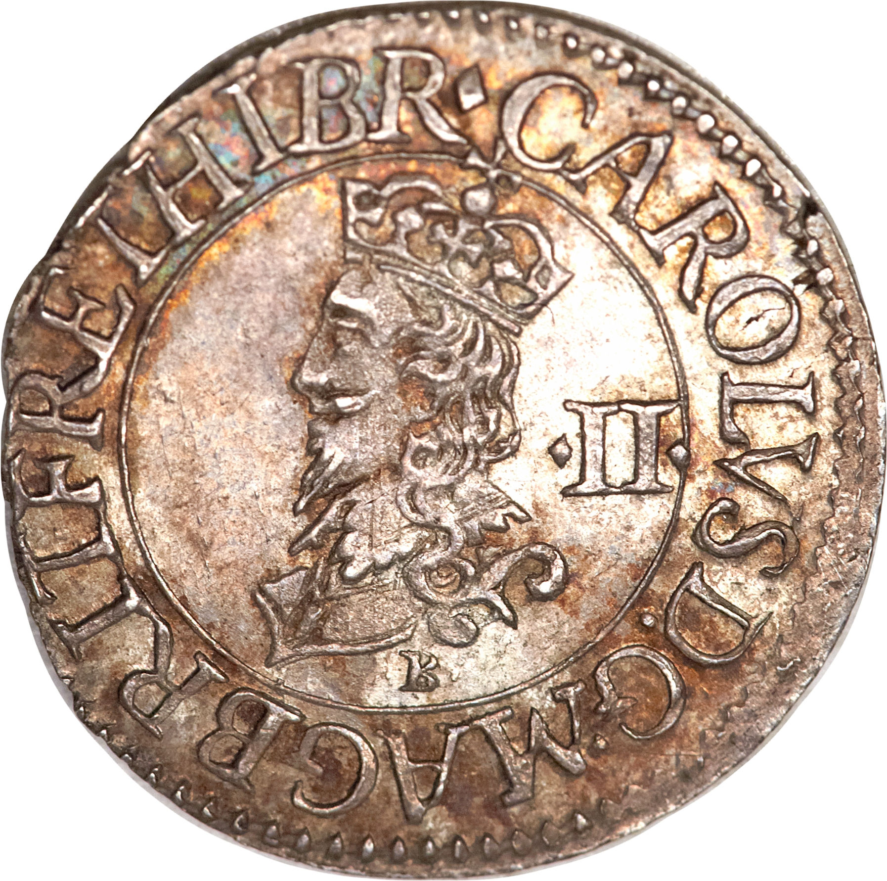 ½ Groat - Charles I Briot's milled issue obverse