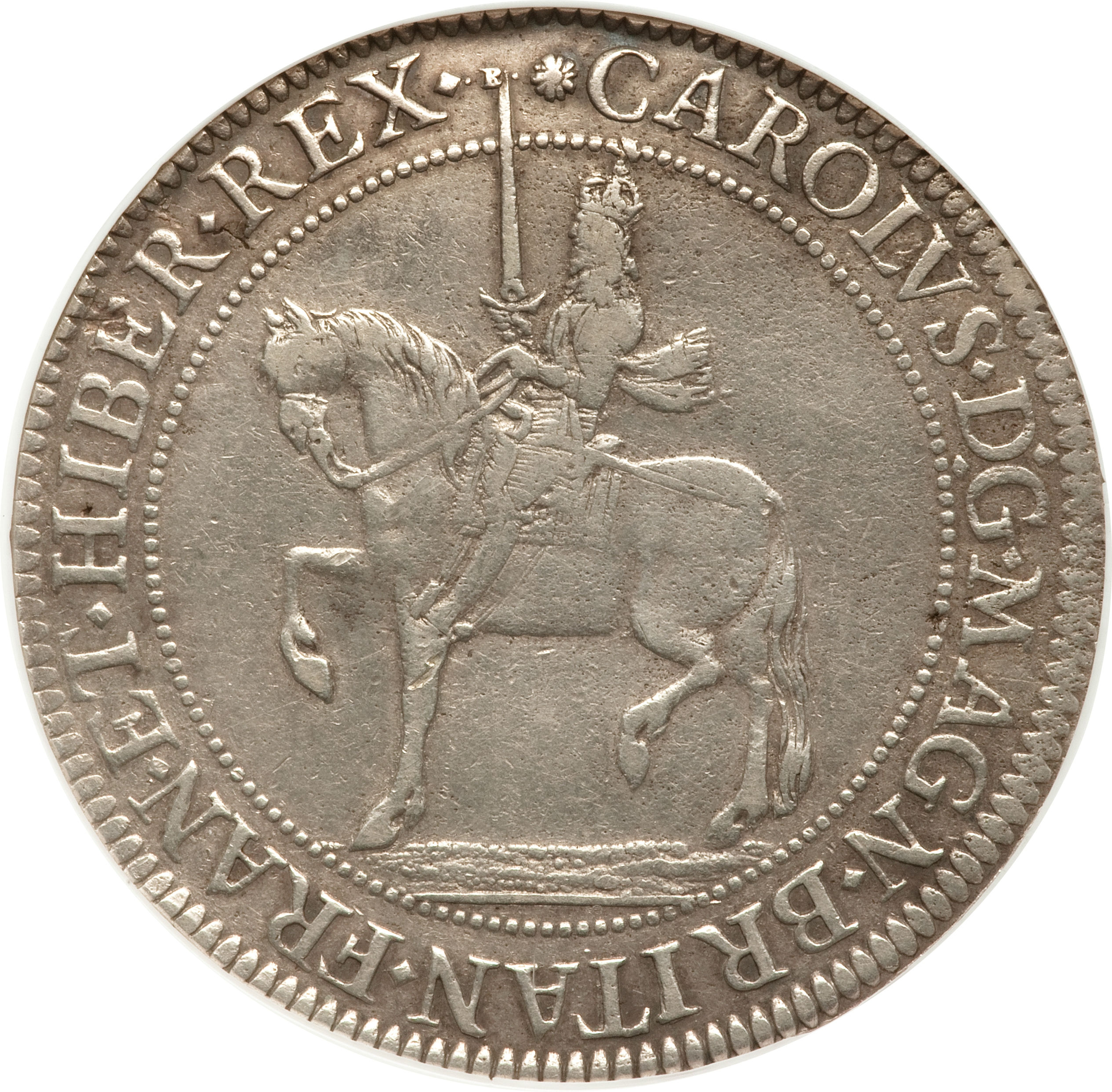 1 Crown - Charles I 1st milled Briot issue obverse