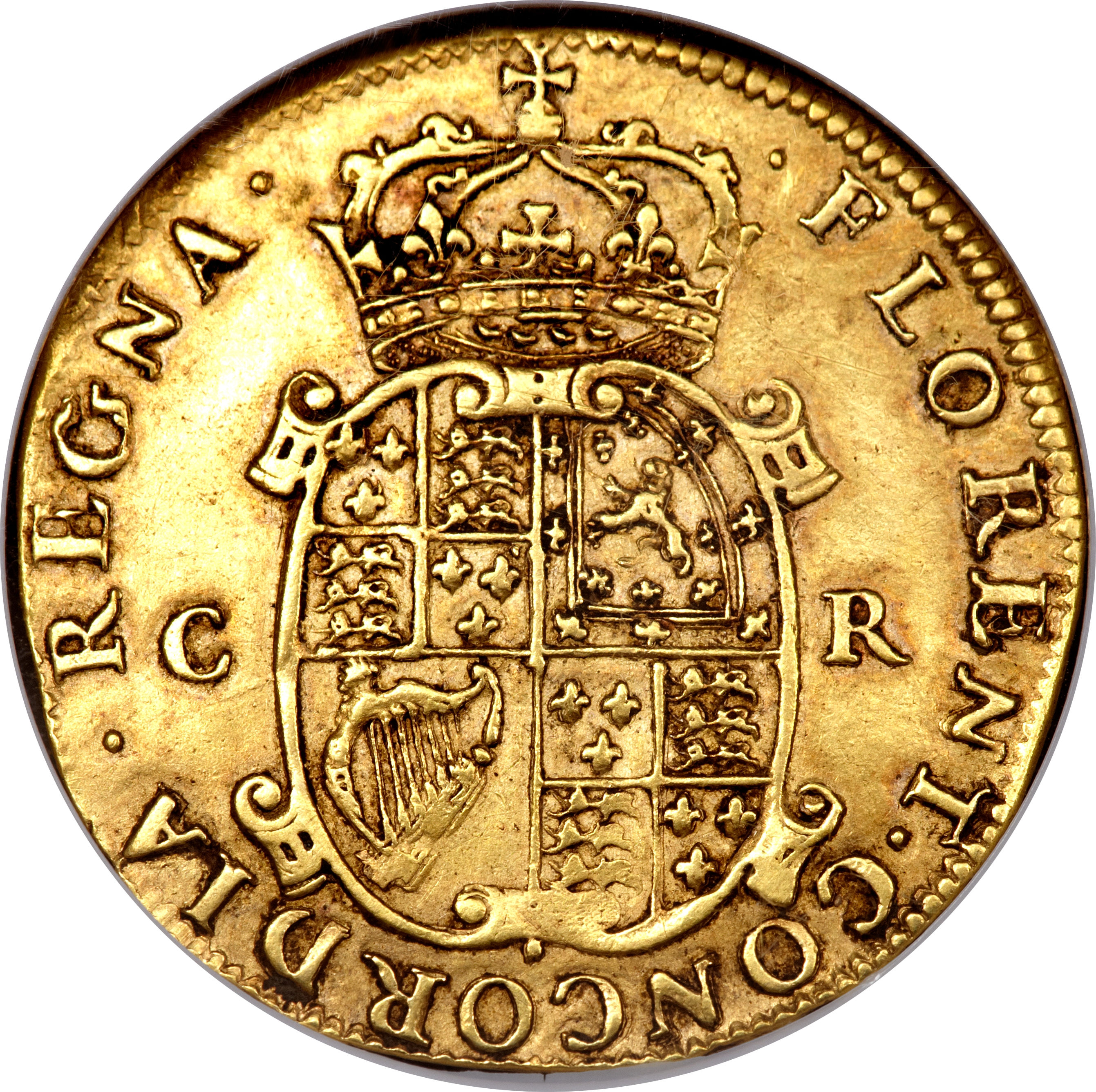 1 Unite - Charles II 2nd issue reverse