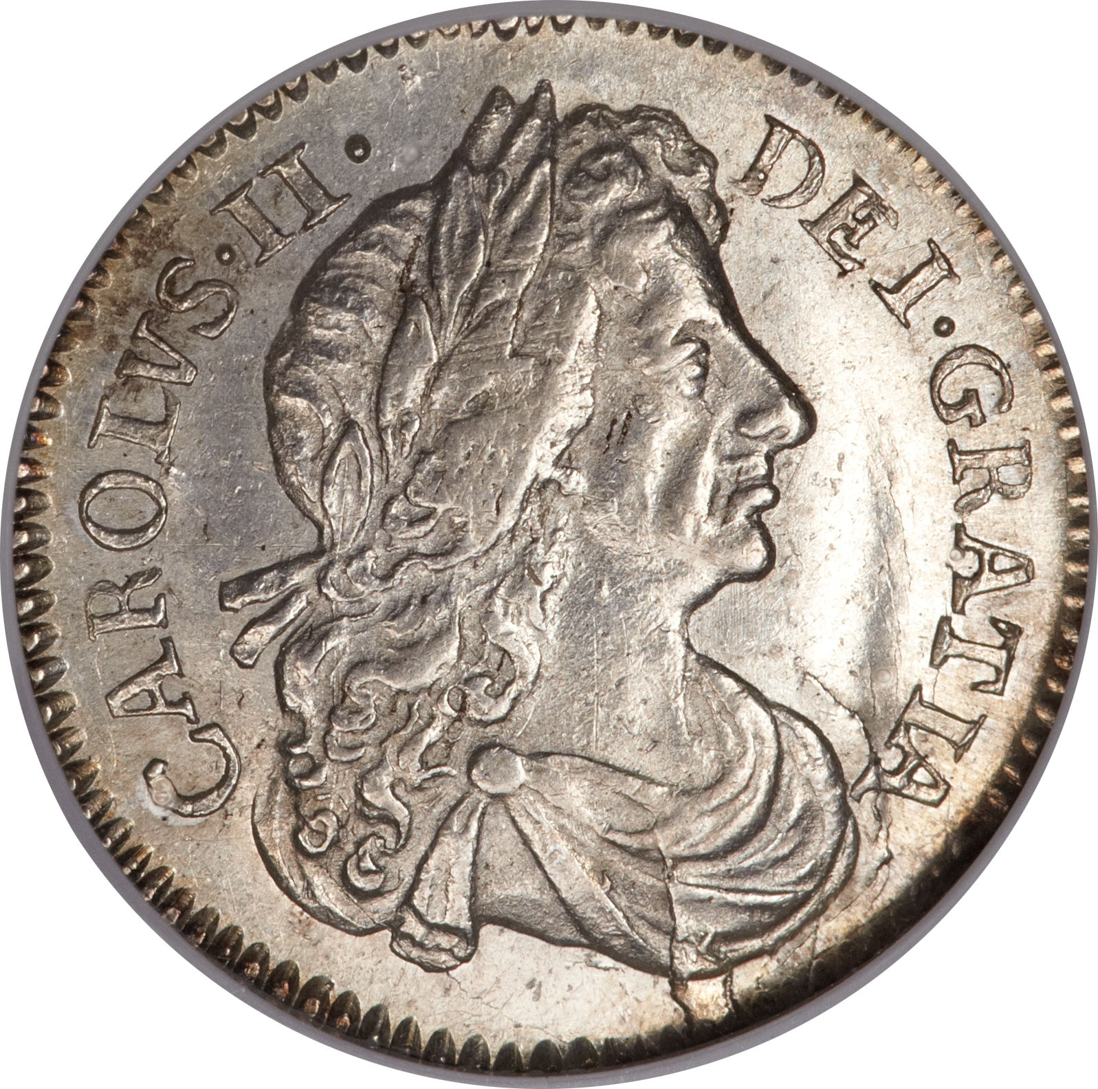 6 Pence - Charles II Milled issue obverse
