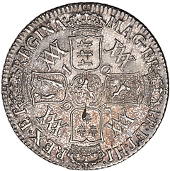 1 Shilling - William and Mary