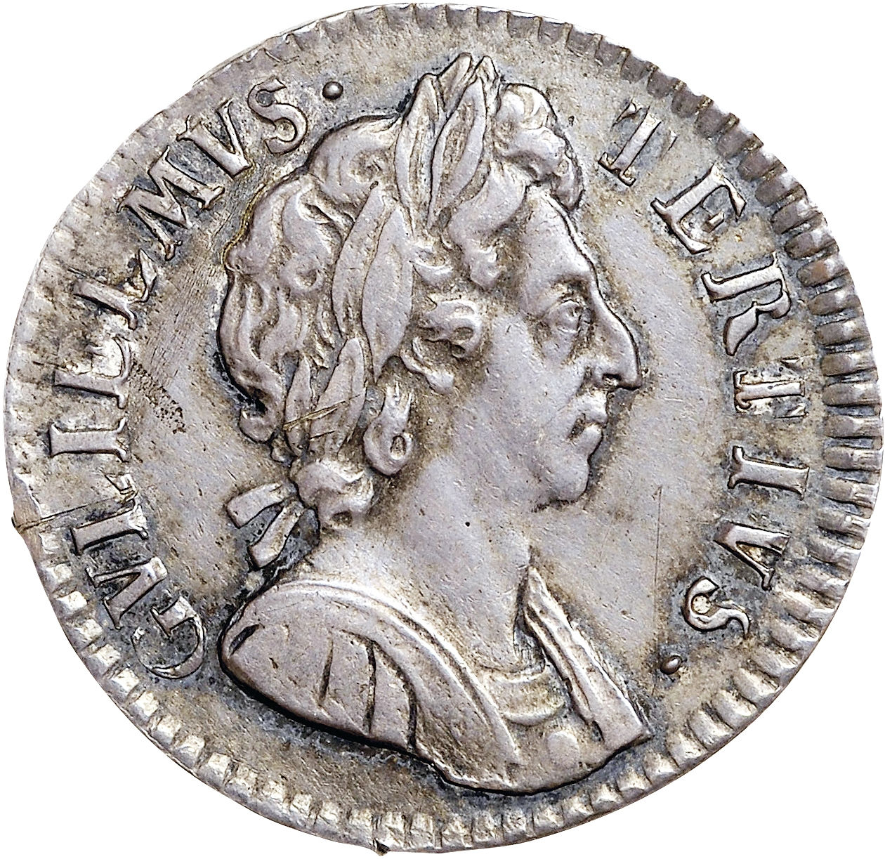 1 Farthing - William III Proof obverse