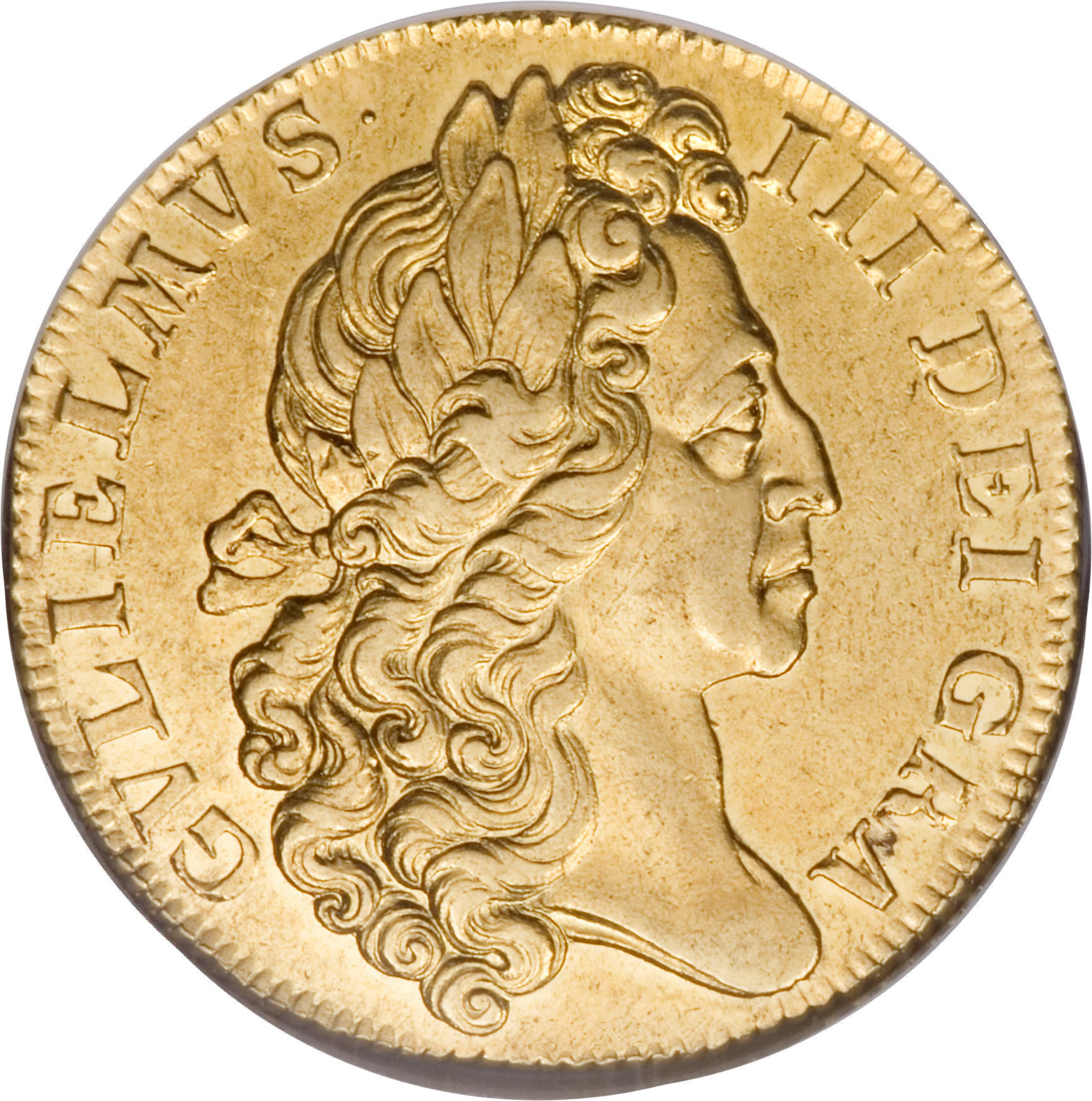 2 Guineas - William III obverse