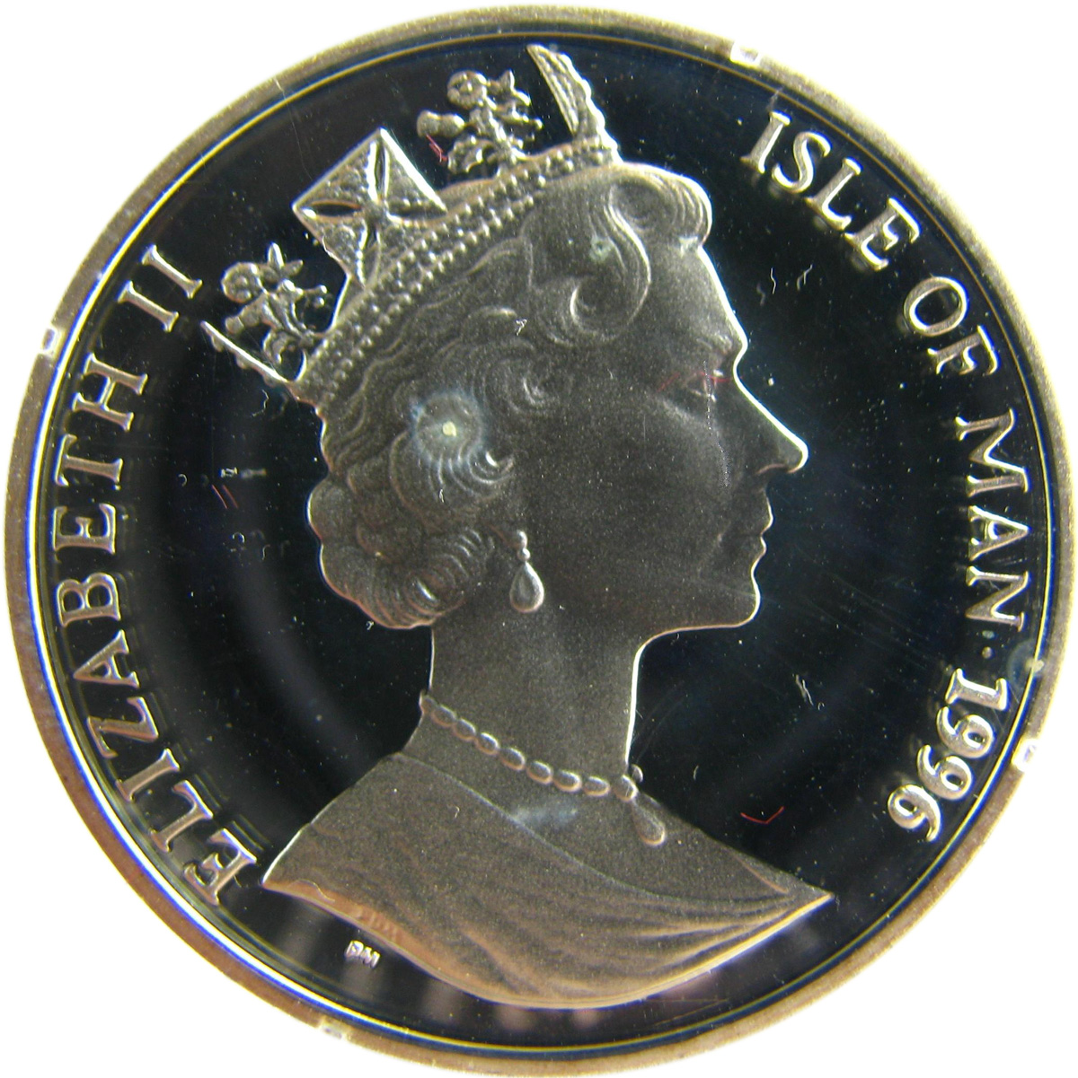 Isle of Man 10 Euros - Elizabeth II Spain E.C. Membership obverse