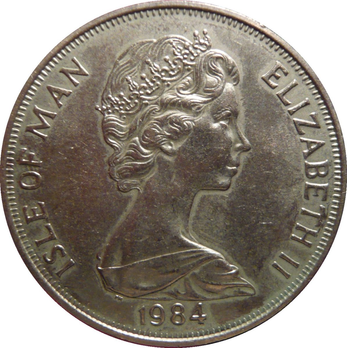 Isle of Man 1 Crown - Elizabeth II College of Arms; King Richard III obverse