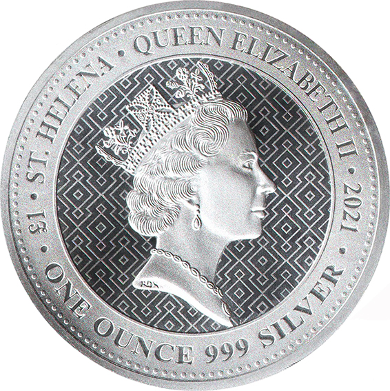 Saint Helena 1 Pound - Elizabeth II Victory obverse
