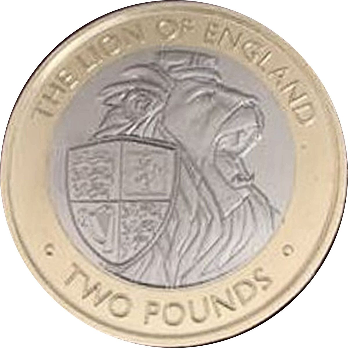 British Indian Ocean Territory 2 Pounds - Elizabeth II The Lion of England reverse