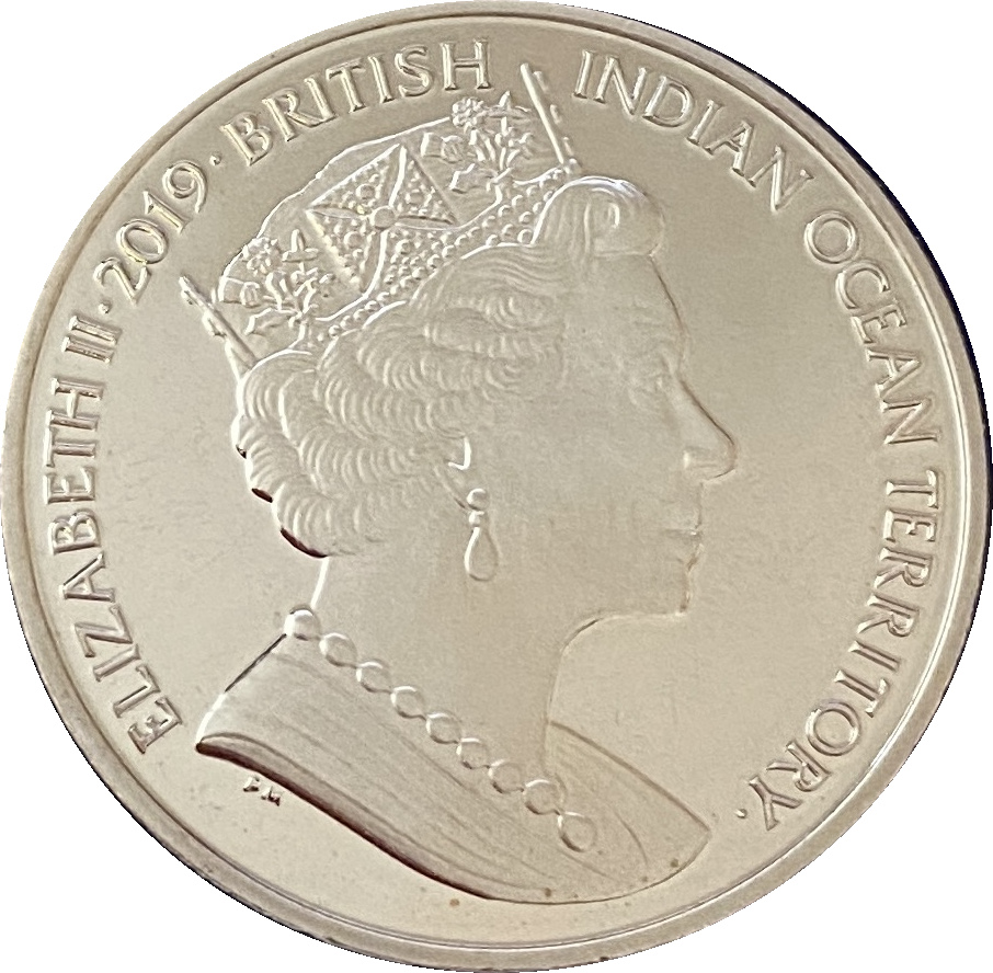 British Indian Ocean Territory 2 Pounds - Elizabeth II The Cutty Sark obverse