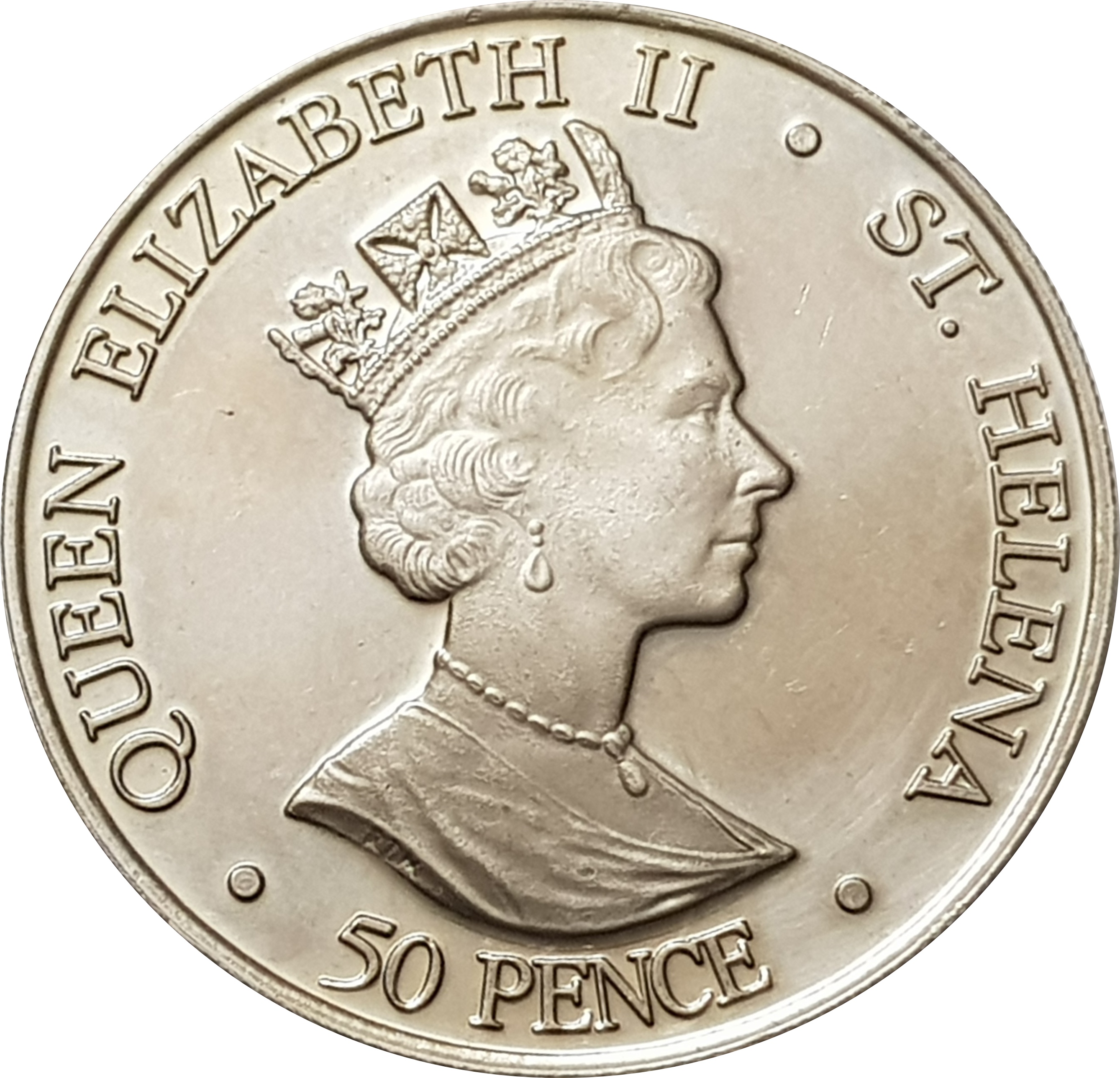Saint Helena 50 Pence - Elizabeth II Queen Elizabeth II 80th Birthday obverse