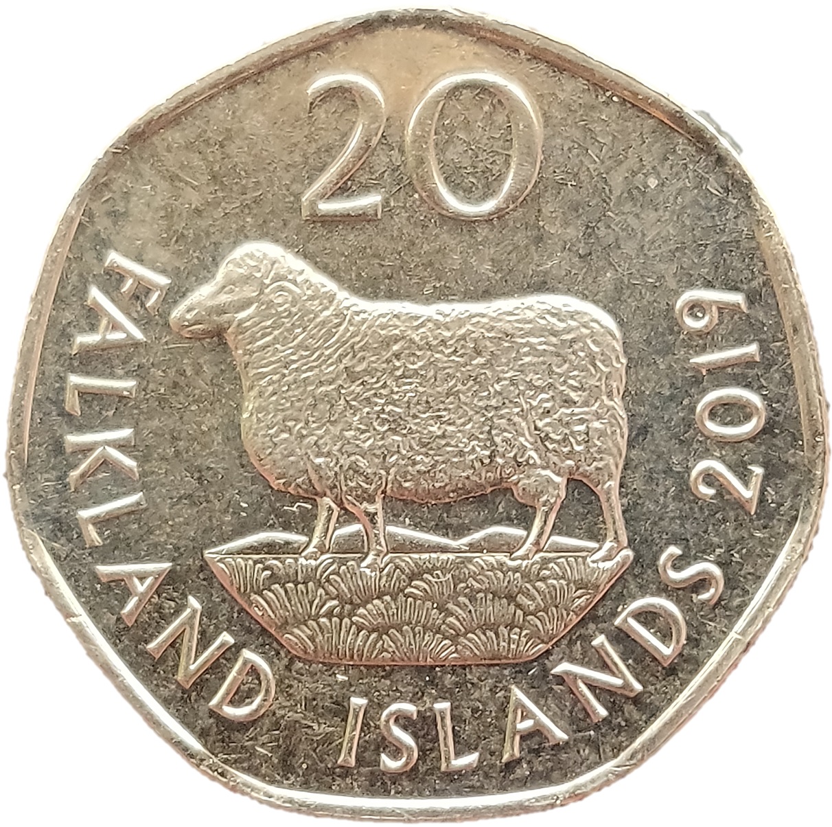 Falkland Islands 20 Pence - Elizabeth II 5th portrait