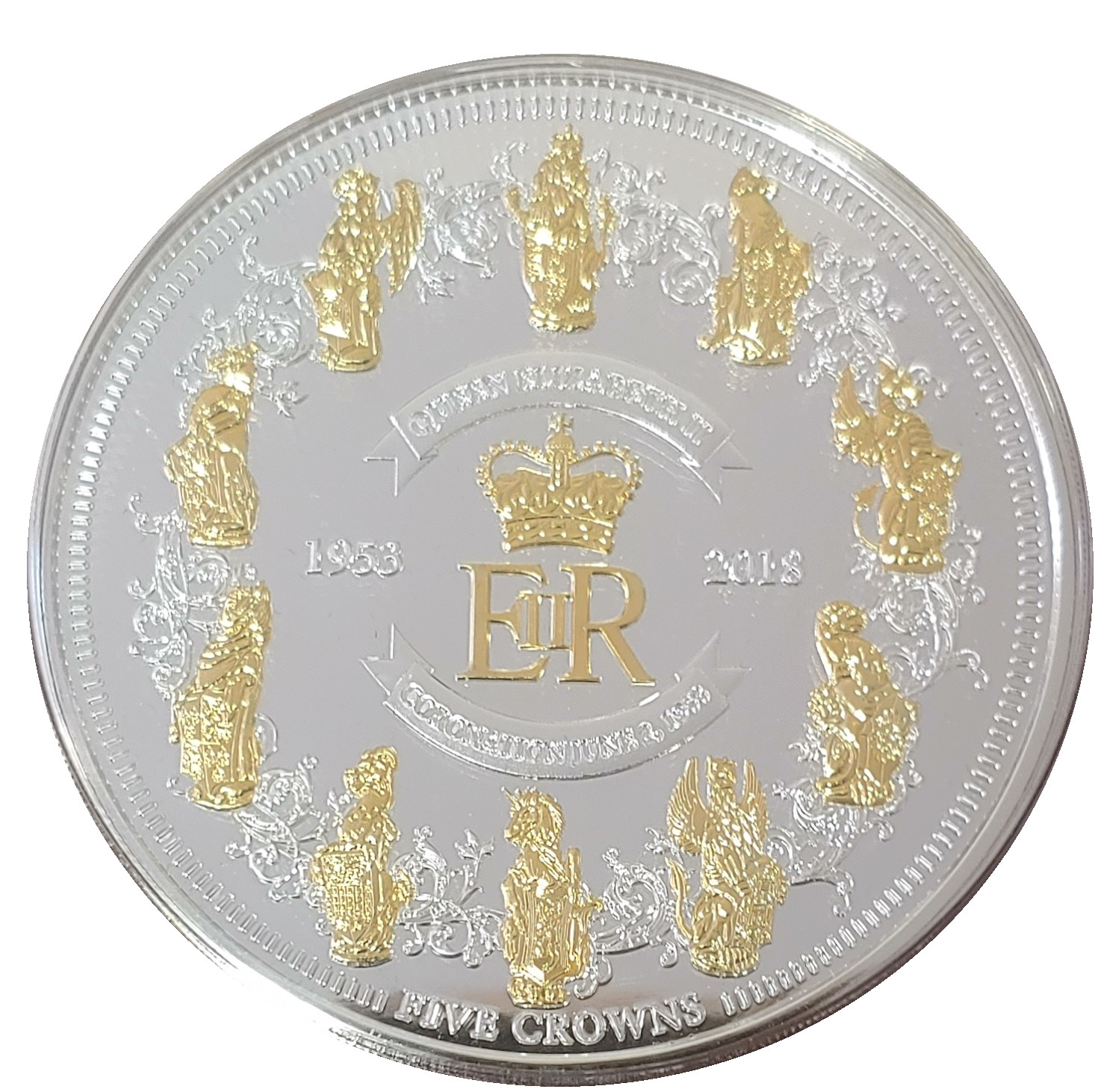Tristan da Cunha 5 Crowns - Elizabeth II Sapphire Jubilee
