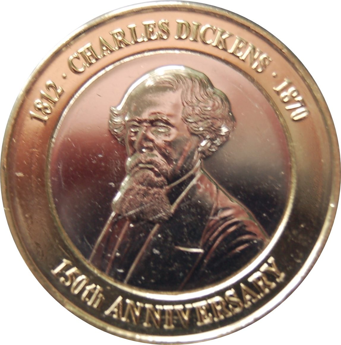 Jersey 2 Pounds - Elizabeth II Charles Dickens reverse
