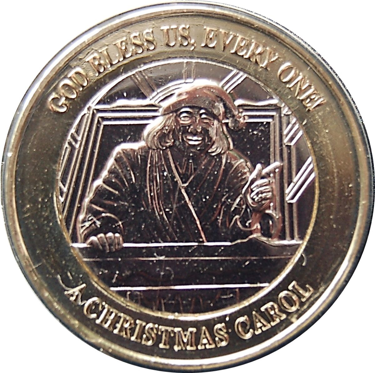 Jersey 2 Pounds - Elizabeth II A Christmas Carol reverse