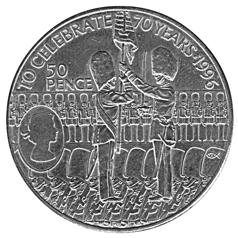 Ascension Island 50 Pence - Elizabeth II Queen Elizabeth II