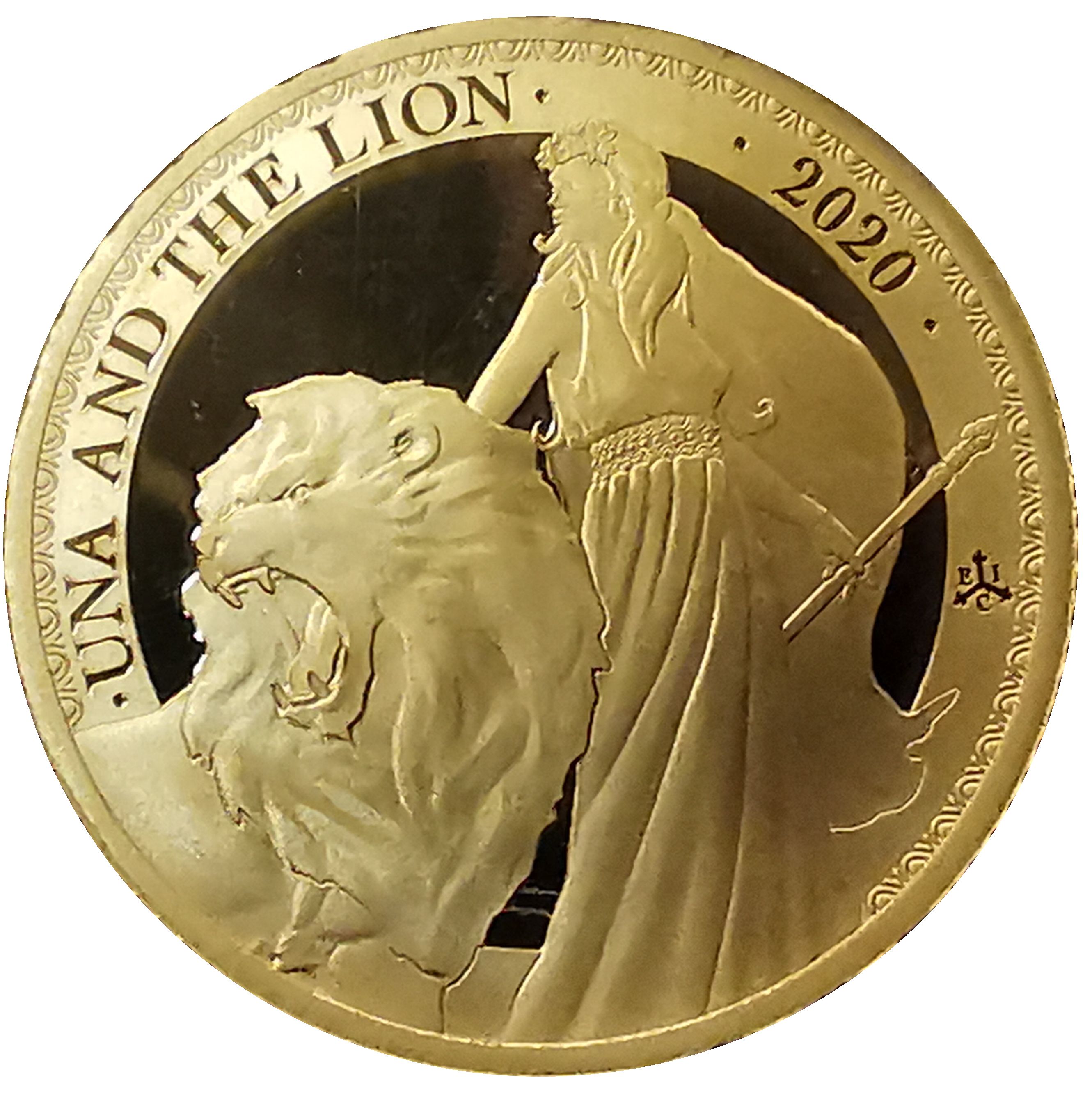 Saint Helena 2 Pounds - Elizabeth II Una and the Lion - Gold 7g