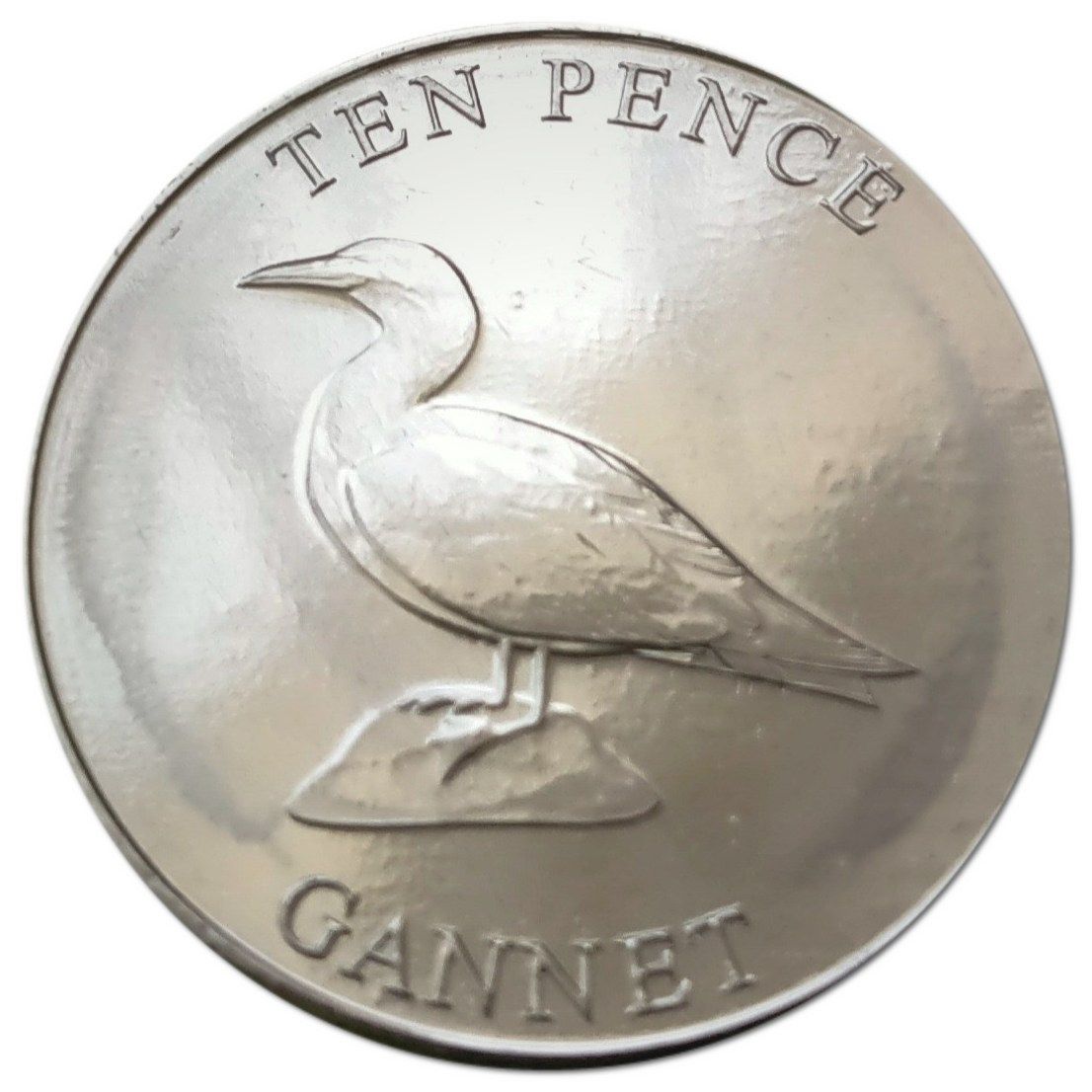 Guernsey 10 Pence - Elizabeth II Gannet reverse