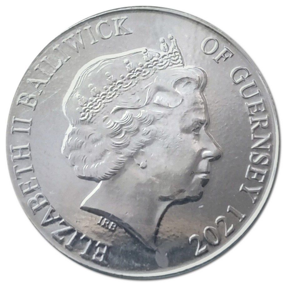 Guernsey 10 Pence - Elizabeth II Common Seal obverse