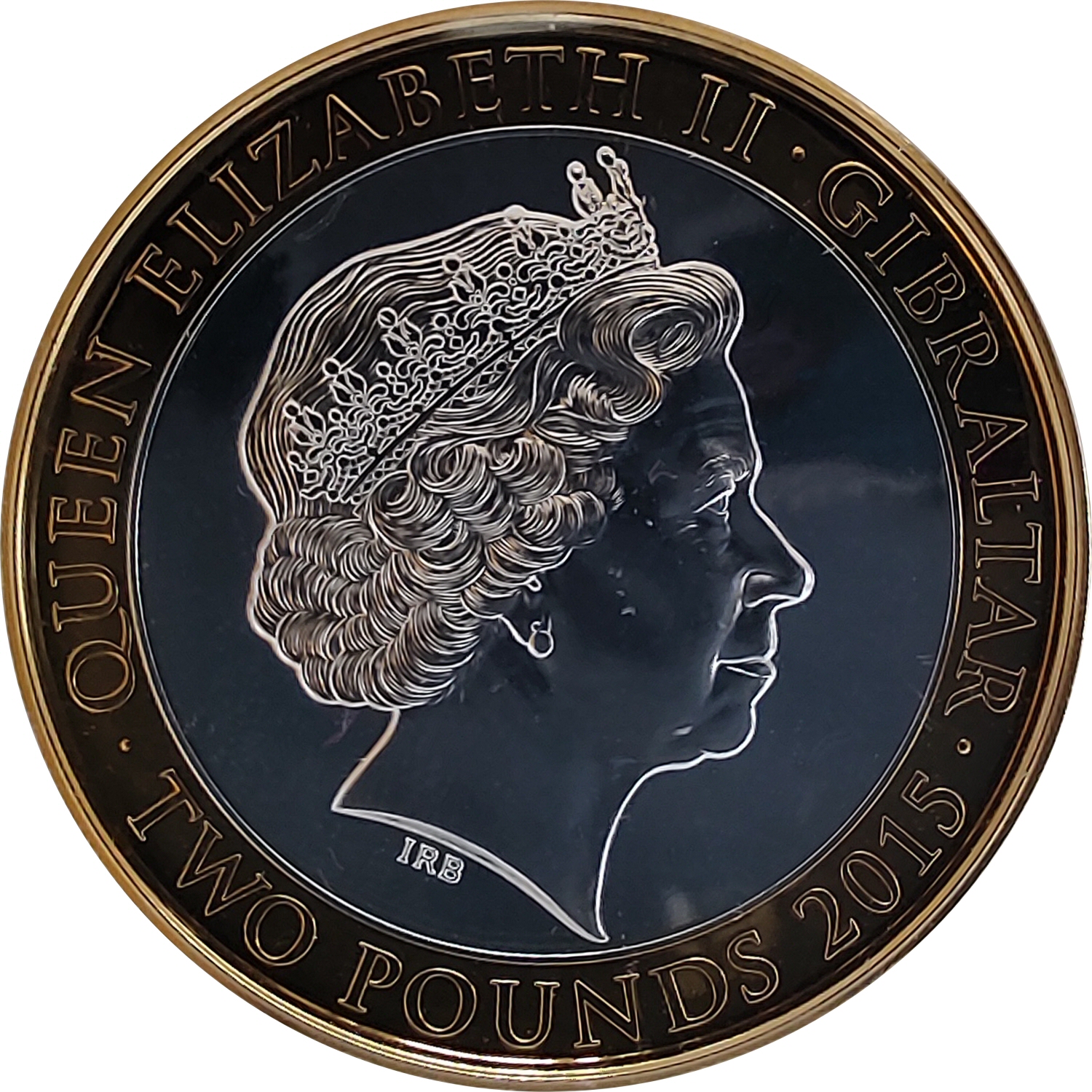 Gibraltar 2 Pounds - Elizabeth II Never was so much owed by so many to so few