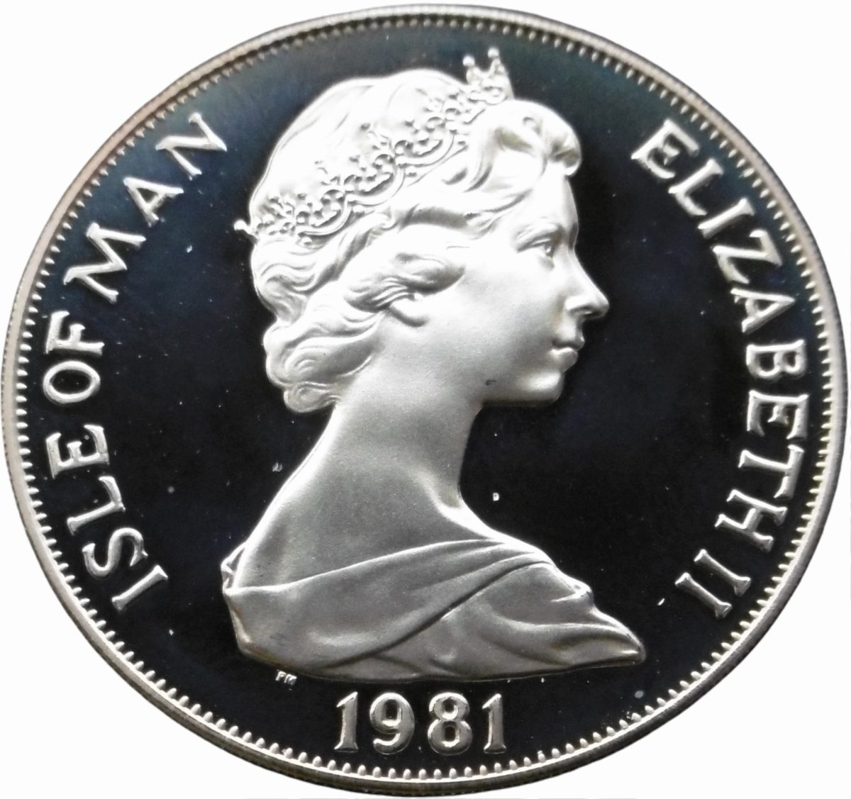 Isle of Man 1 Crown - Elizabeth II Duke of Edinburgh Award Scheme - Duke; Silver obverse