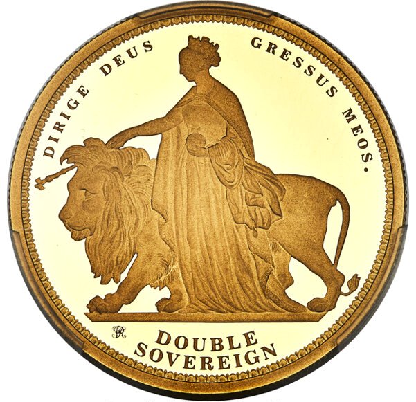 Alderney 2 Sovereigns - Elizabeth II Una and the Lion