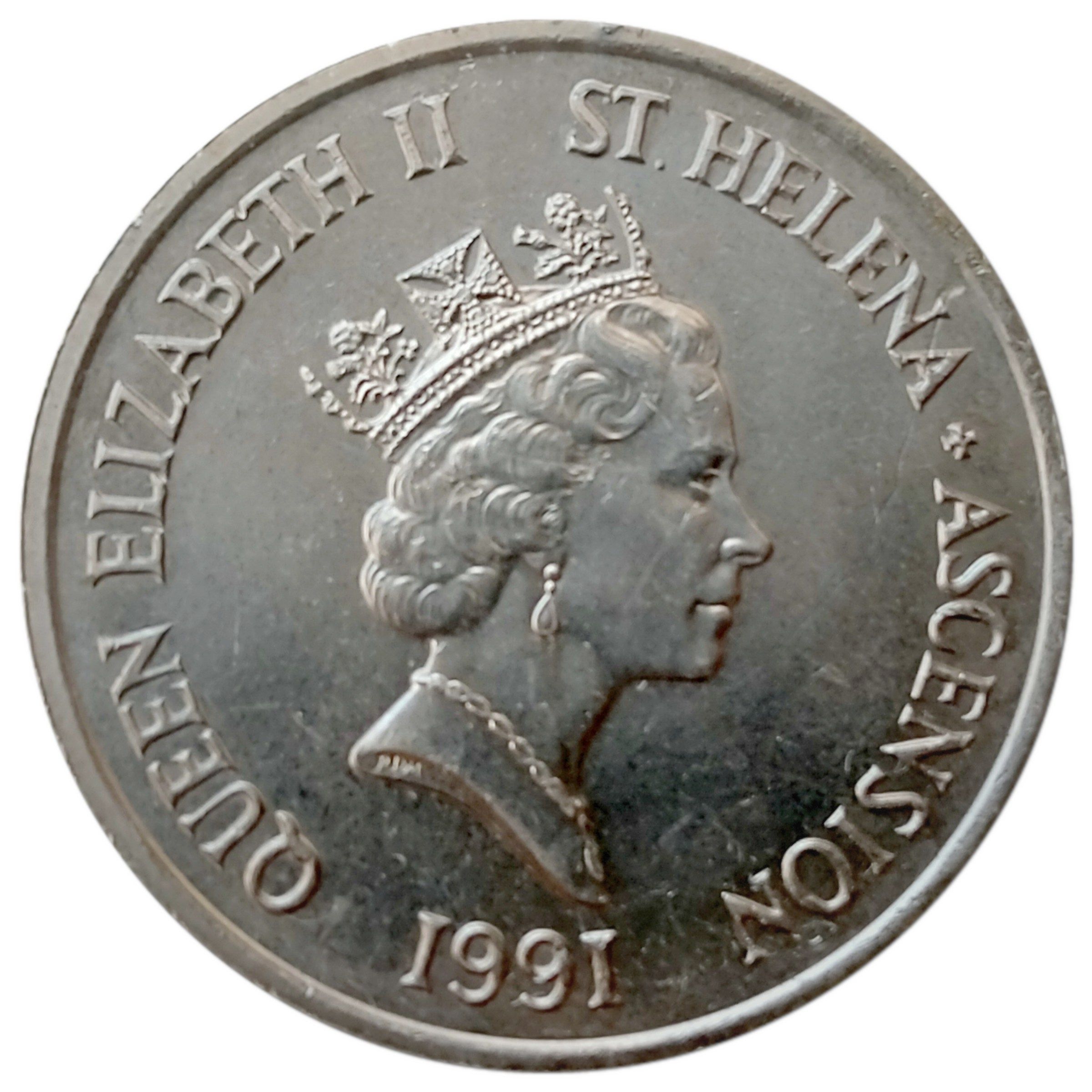 Saint Helena and Ascension 10 Pence - Elizabeth II 3rd portrait obverse