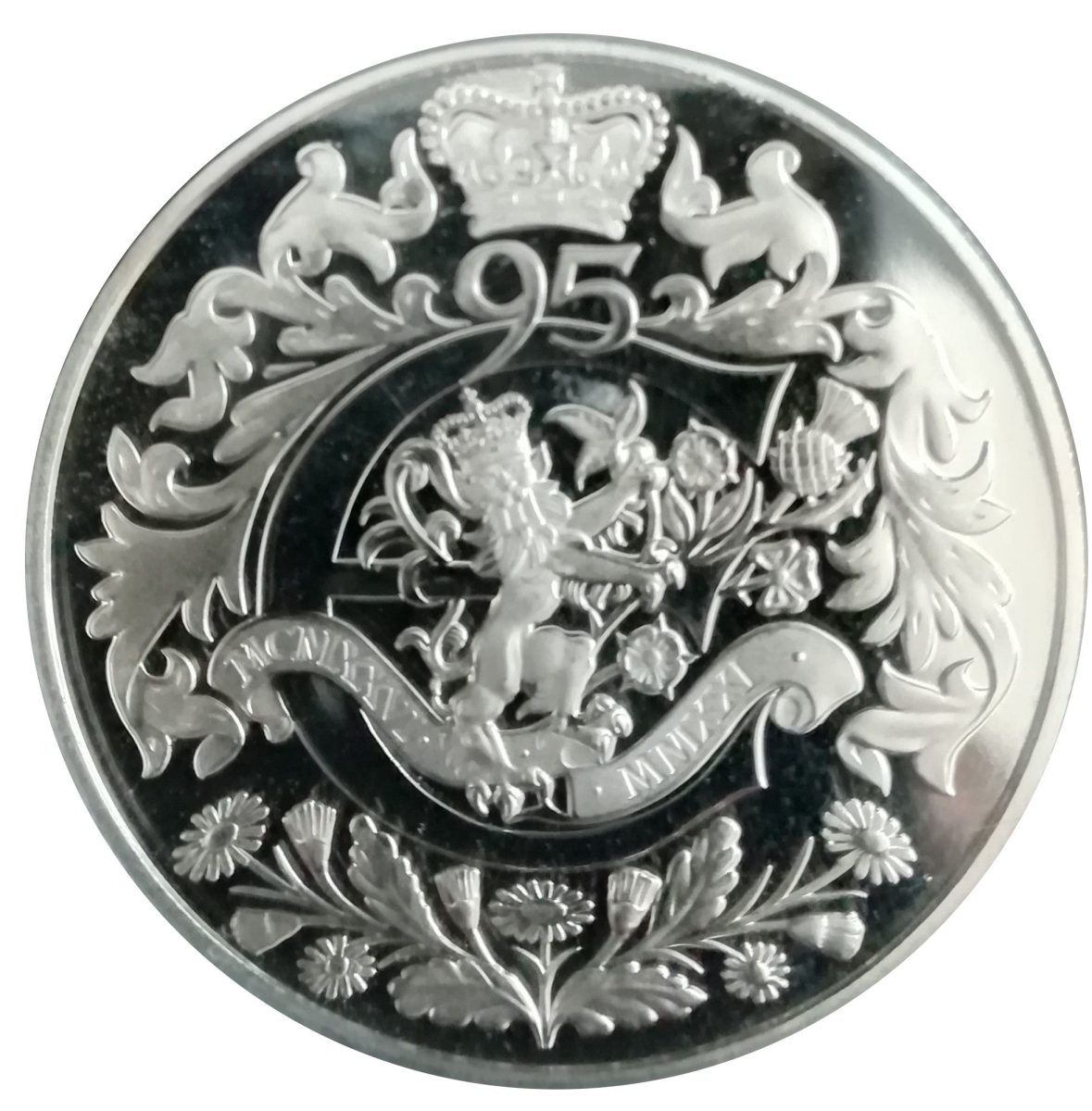 Isle of Man 5 Pounds - Elizabeth II 95th Birthday