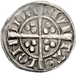 1 Penny - Edward I Sterling type; class 4b