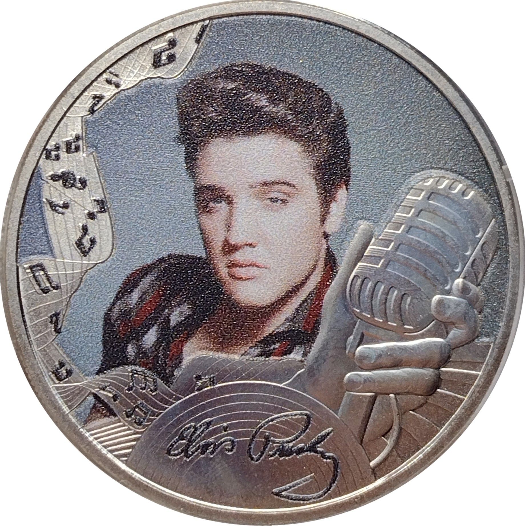 Gibraltar ½ Crown - Elizabeth II Elvis Presley