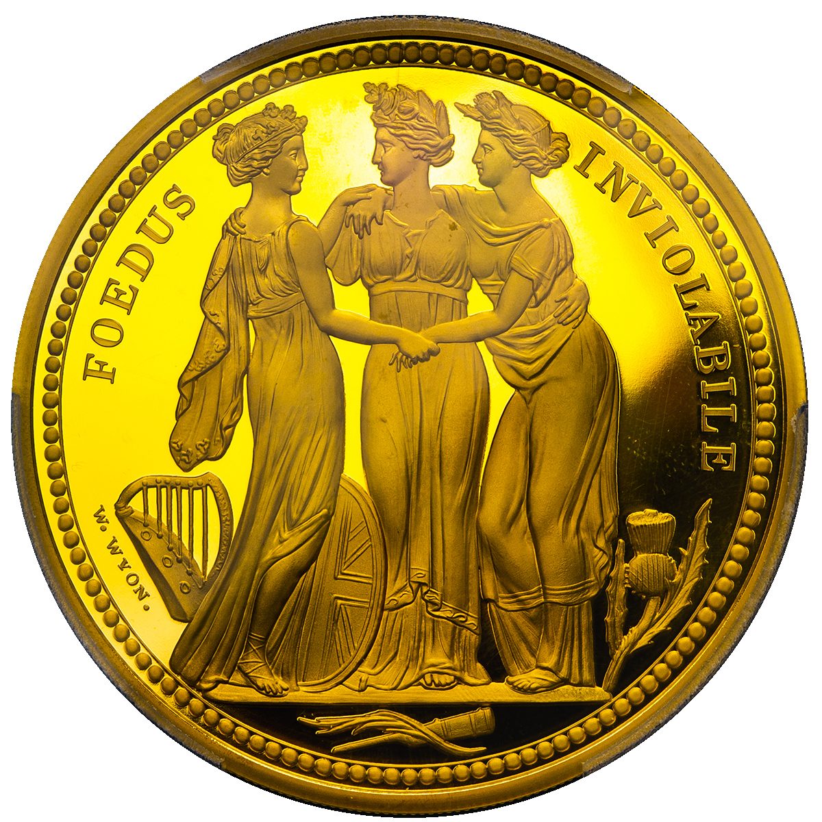 Alderney 25 Pounds - Elizabeth II Three Graces