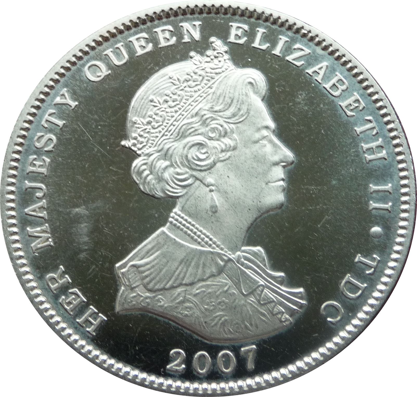 Tristan da Cunha 5 Pounds - Elizabeth II Princess Diana obverse