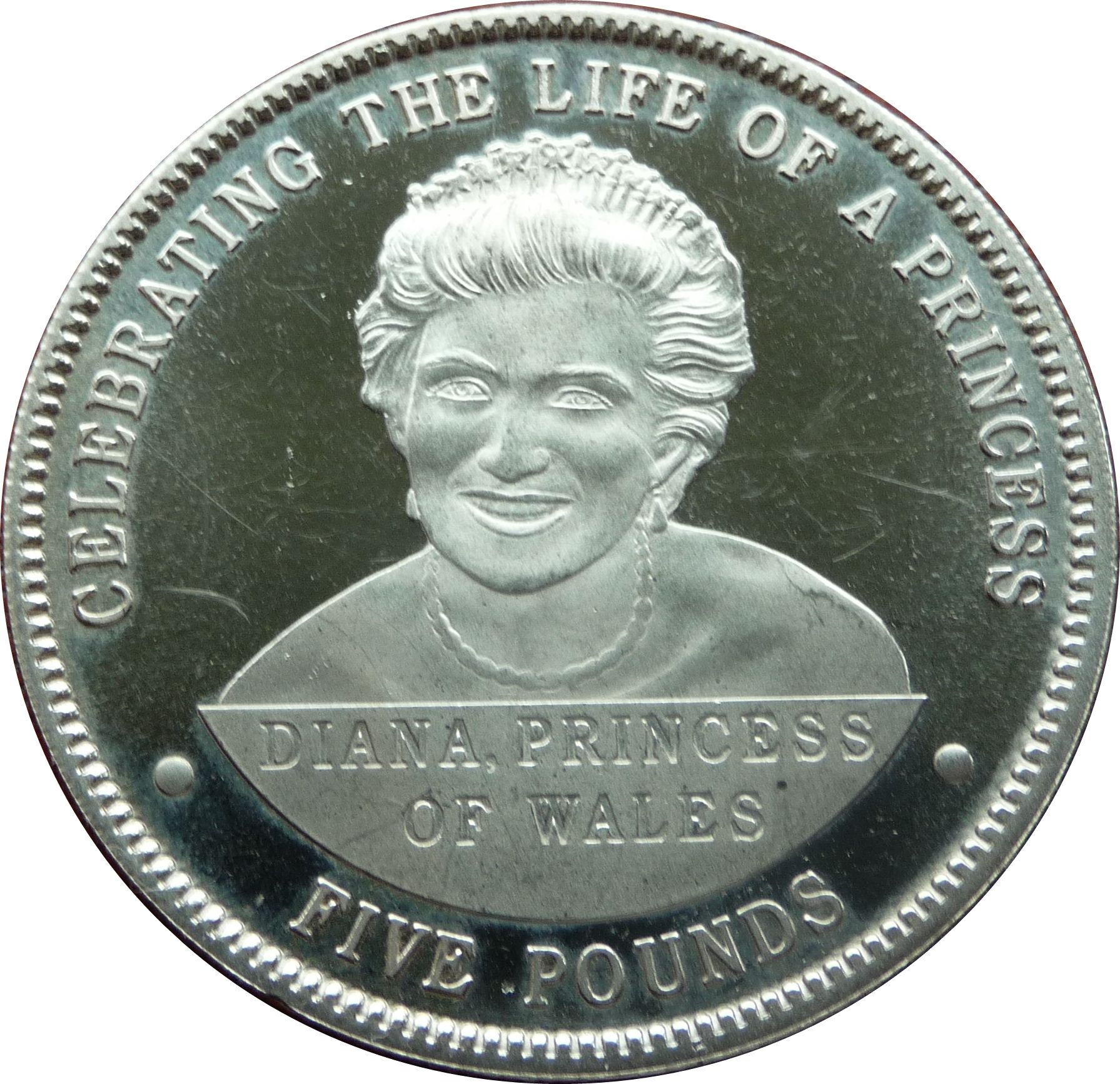 Tristan da Cunha 5 Pounds - Elizabeth II Princess Diana