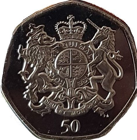 South Georgia and the South Sandwich Islands 50 Pence - Elizabeth II The Queens 95th Birthday
