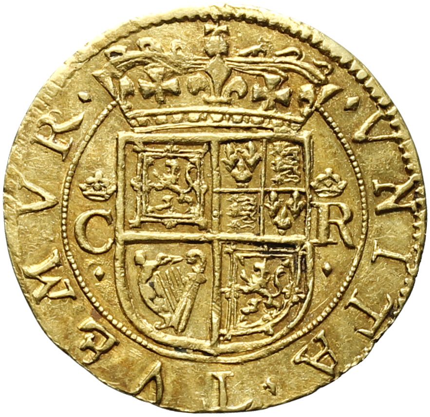 Scotland 1 Britain Crown - Charles I 3rd Coinage, 1st Issue reverse