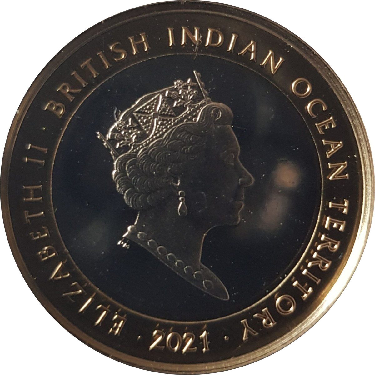 British Indian Ocean Territory 2 Pounds - Elizabeth II The White Horse of Hanover obverse