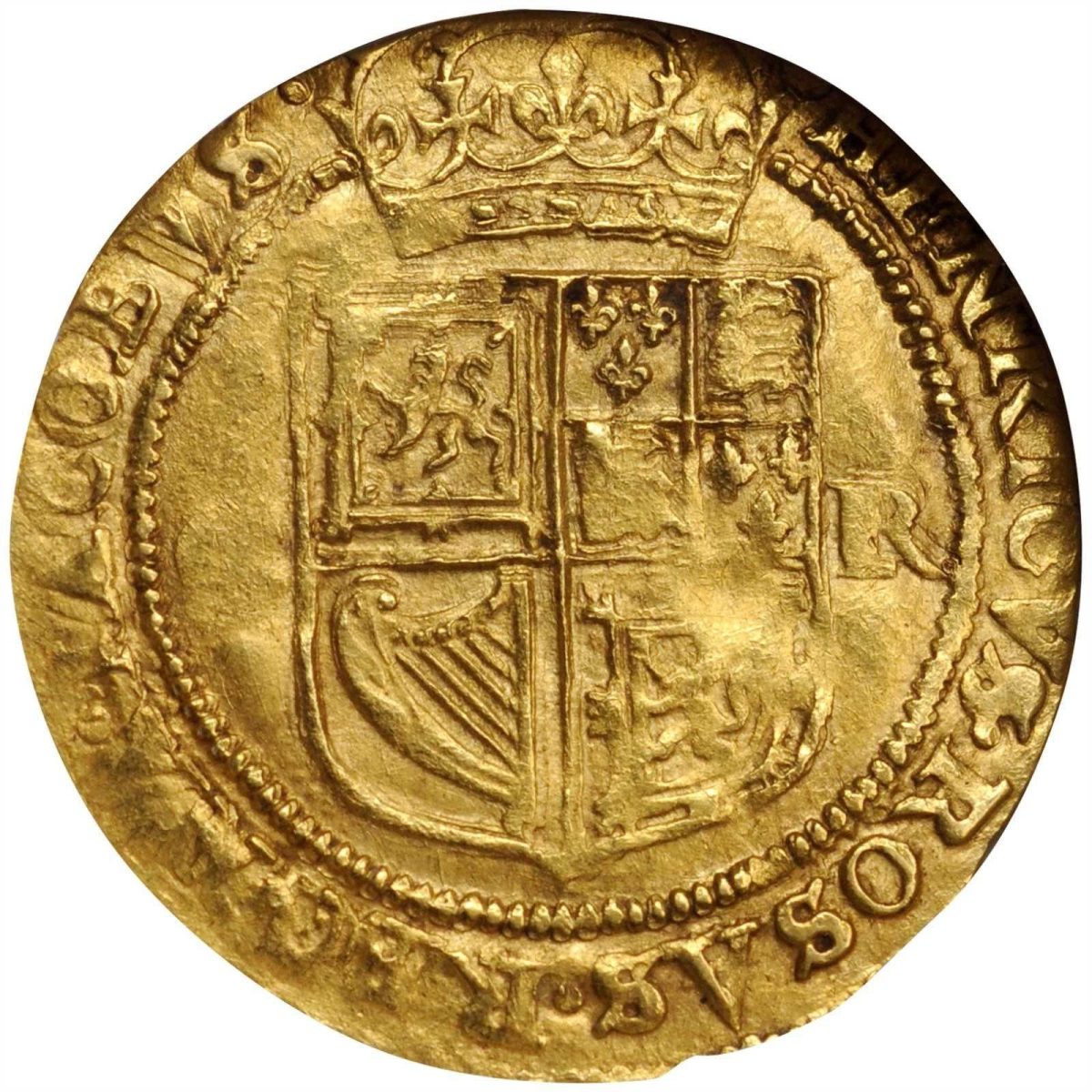 Scotland 1 Double Crown - Charles I 1st Coinage