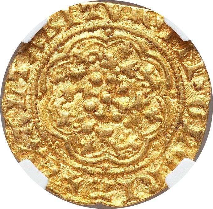 ¼ Noble - Edward III Transitional treaty period; London
